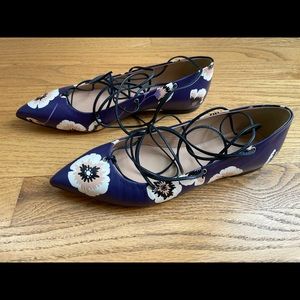 NWOT J. Crew Leather Ballet Flats